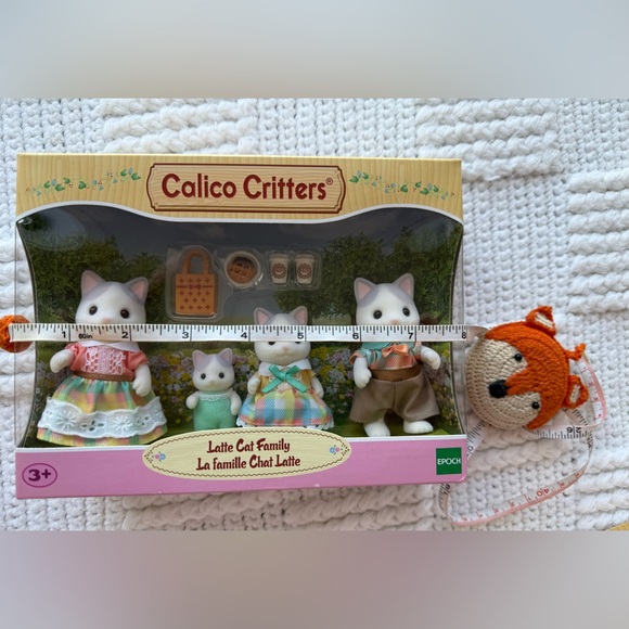 Calico Critters Latte Cat Family set - Picture 10 of 15